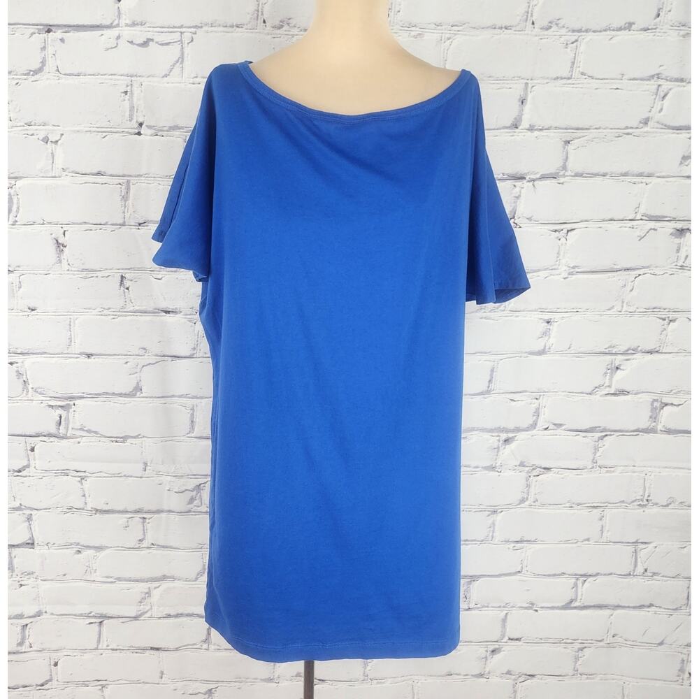Moda international Tunic Tee Womens XL 100% Cotton normcore everyday office Long